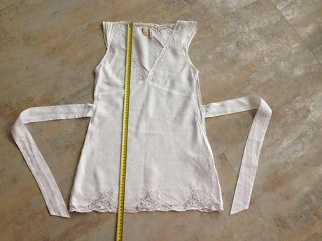 Komplet bílá tunika,kalhoty mango vel.m,36 krajka, mango,m