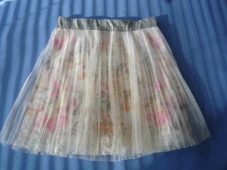 Motýkové sukně s šifonem vel. 146, f&f,152