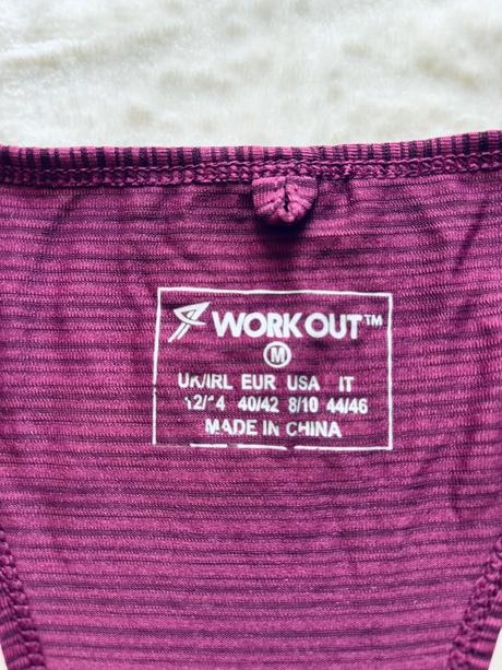 K7/ top sportovní krásné - v.m zn. workout, m