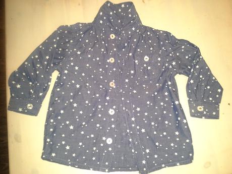 Dívčí košile s hvězdičkami, ergee,86