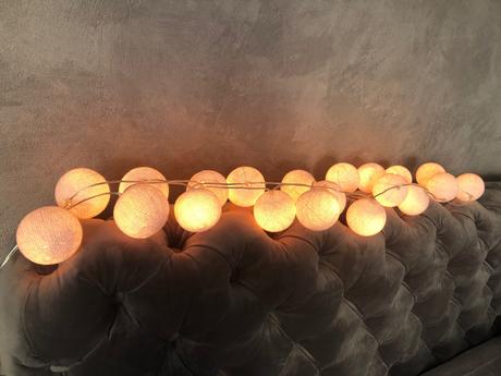 Světelné řetězy 2x girlandy koule bílá 2m elektric, 