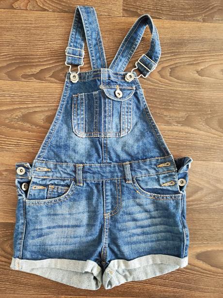 Riflové kraťasy s laclem vel. 116, denim co,116