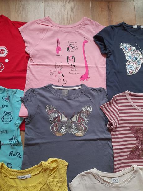 8 x tričko vel 134/140,next,ham,faf,cool club atd, 134