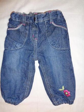 Luxusní rilfe podšité flízem - teploučké, baby club,74