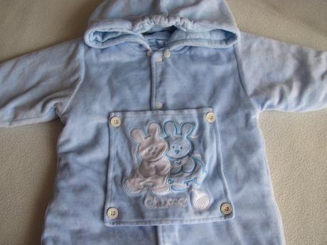 Sametková zimní kombinéza na mimi,6 měs, chicco,68