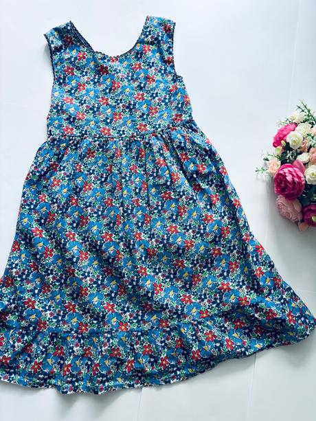 Ob/ šaty květované - v.7/8 let, young dimension,128