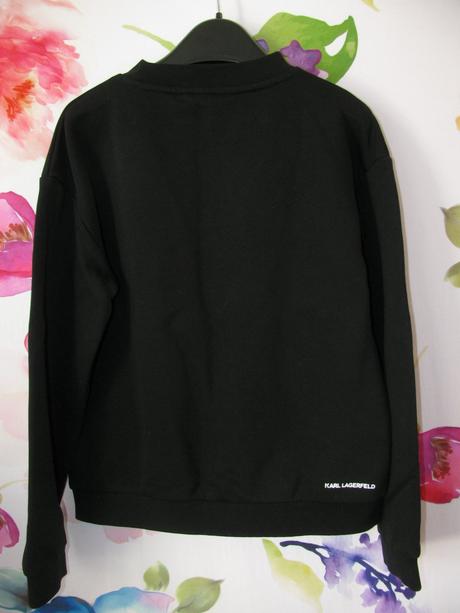Luxusní černá mikina k.l. / unisex, 152