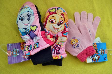 2x kvalitní rukavice v.110-122, nickelodeon,104 / 110