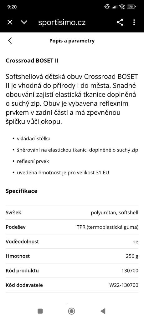 Softshellová obuv crossroad,vel.35, 35