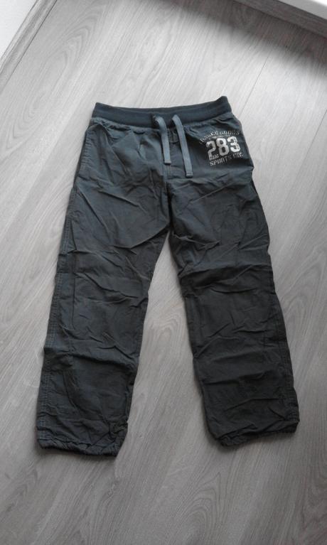 791 - plátěné kalhoty, h&m,152