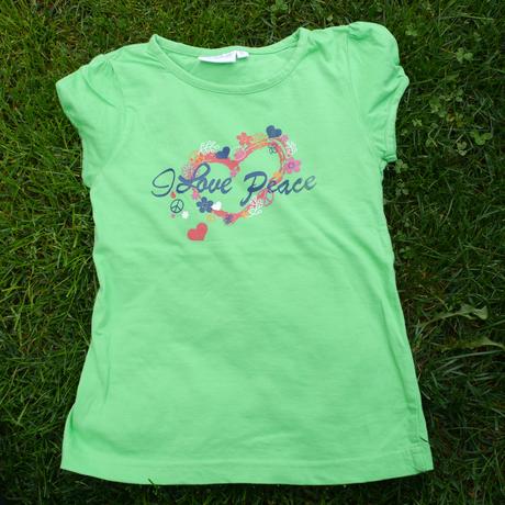 Zelene tricko se srdickem, kids,110
