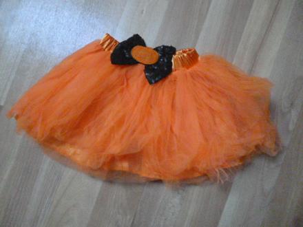 Karneval děti sukně dýně vel.uni,