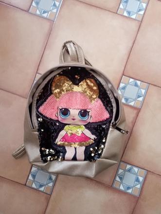 Batůžek lol - zlatý, 