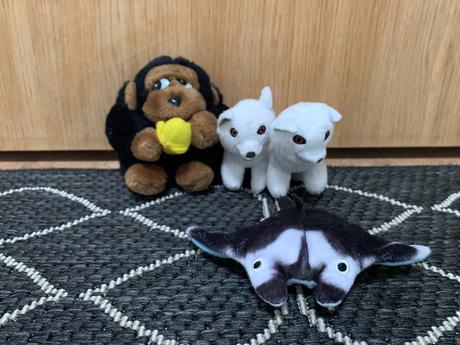 Sada plyšových hračiek - zoo,