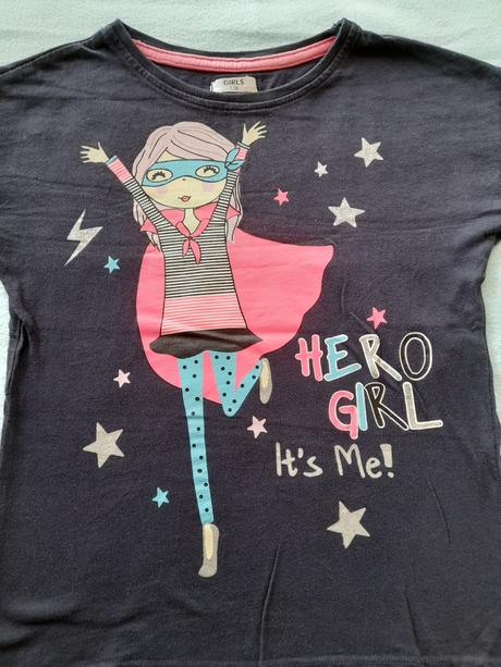 9 x tričko / tunika, vel 122/128, disney,122