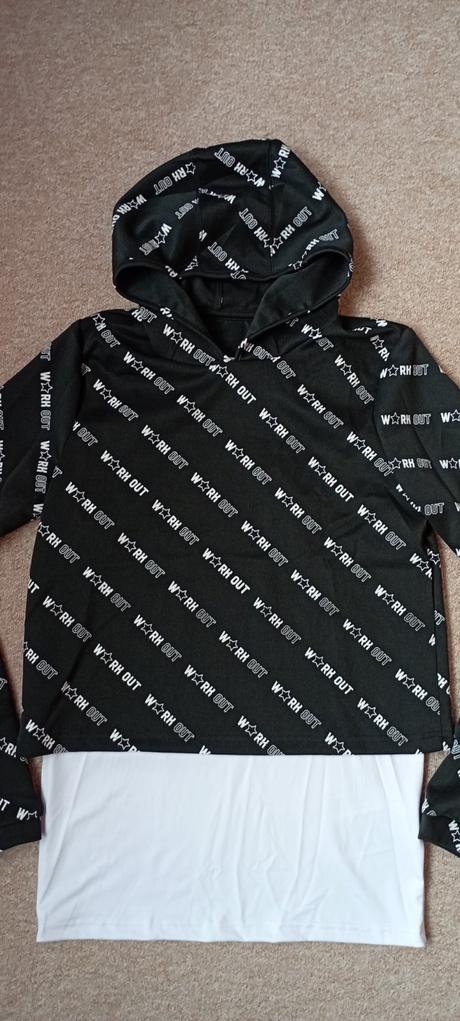 2v1 tílko + croptop mikina zn."ergeenomixx", 164