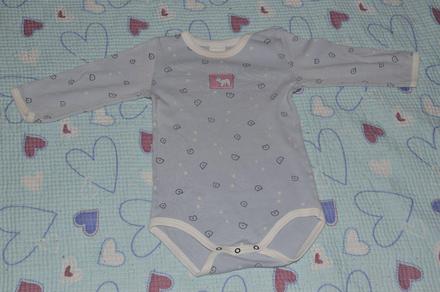 Body dlouhý rukáv, motiv lední medvěd, 80