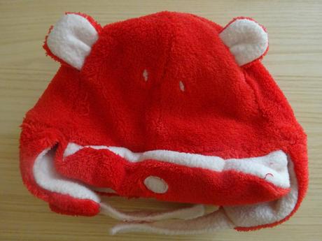 2x zimní čepice, vel. 74/80, 74