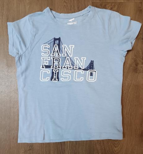 3x trička s krátkým rukávem, vel. 140, 140