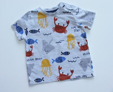 K100 tričko mořský svět vel. 74, f&f,74