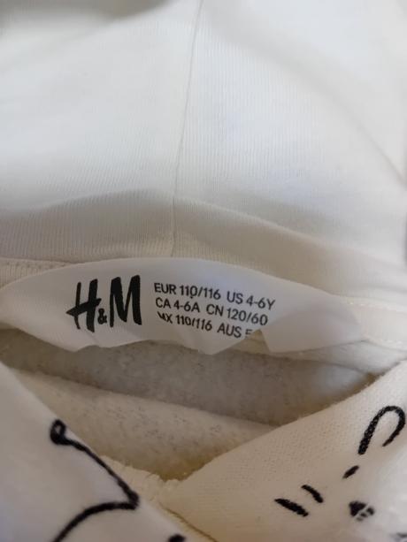 Mikina h&m, vel. 110/116, h&m,110