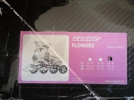Kolečkové brusle, zealot,35