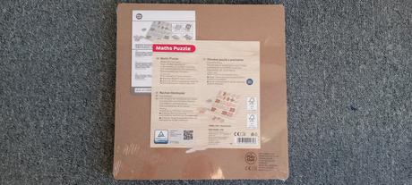 Dřevěné puzzle s počítáním, 