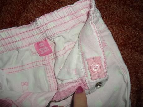 Růžové kalhoty rifle džíny kiki & koko, kiki&koko,110