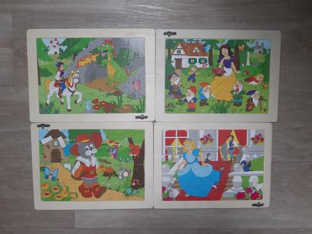 Puzzle dřevěné, 
