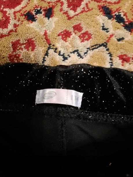 Třpytivé sametové kalhoty, pepco,134