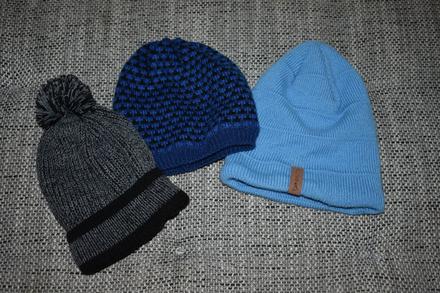 3xzimní čepice lupilu, crivit - lidl, 110-128, lupilu,110