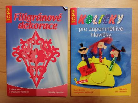 Sešity ke kreativnímu tvoření s návody,