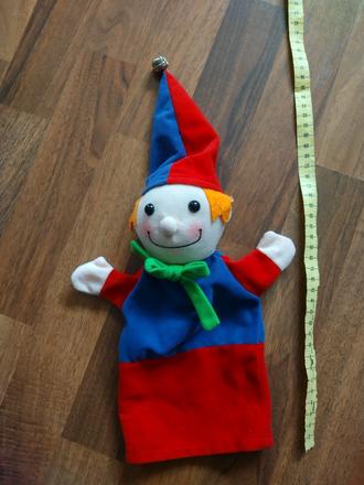 Maňásek na ruku kašpárek, 