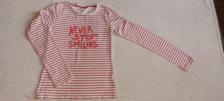 Dívčí tričko s dlouhým rukávem, 146