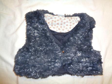 Luxusní šedostříbrná vesta - bolerko 146/152, name it,146