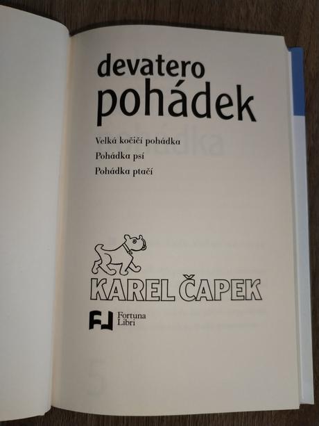Dětská kniha devatero pohádek karel čapek, 
