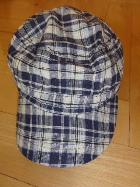 Kostkovaná kšiltovka vel. 54, 50