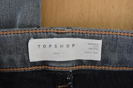 Džíny vel. w25/l30, topshop,128