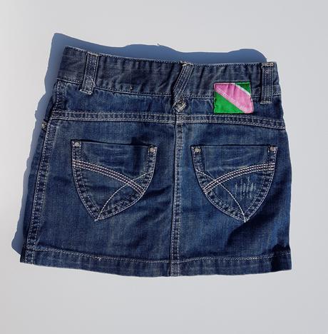 F104 dívčí elegantní riflová sukně vel. 98-104, 98