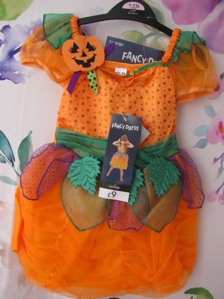 Karnevalový kostým šaty s čelenkou- dýně-halloween, 