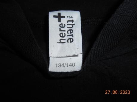 Dívčí triko se stojáčkem, c&a,134