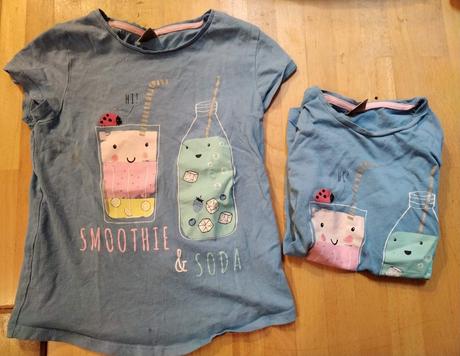 Trička modrá, vel. 122, 122