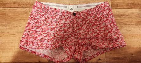 Bavlněné kytičkované kraťasy h&m vel. 44., h&m,44