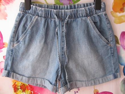 Džínové dámské šortky, kraťasy qs, quiksilver,36