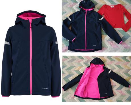 Zateplená softshellová bunda+ tričko h&m, lewro,152