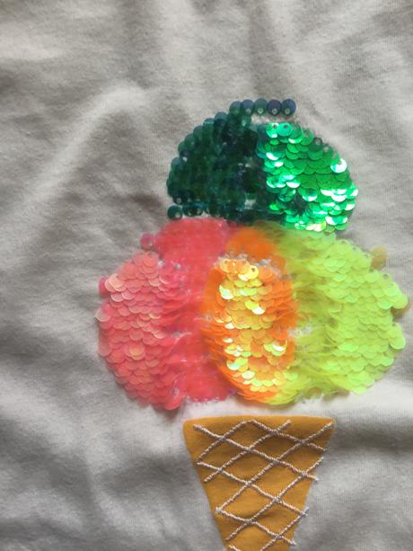 Tricko s flitry se zmrzlinou, zara,116