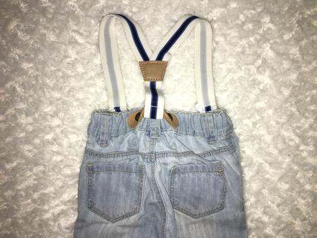 Modré rifle/džíny s kšandami lindex, lindex,62