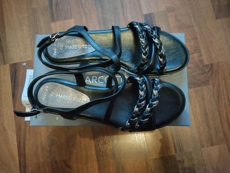 Nové kožené sandaly, marco tozzi,41