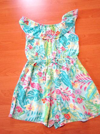 Letní dívčí overal vel 134-140, primark,140