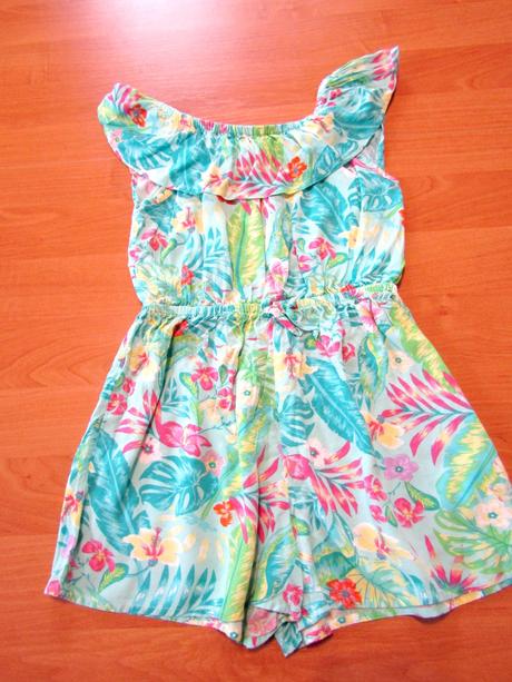 Letní dívčí overal vel 134-140, primark,140